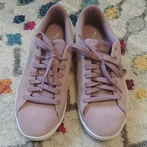 Lavender Puma sneakers
